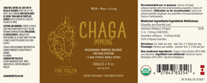 Chaga Mushroom Dual Extract| Wild Certified Organic Chaga Tincture
