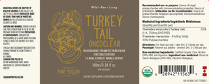 Certified Organic Turkey Tail Tincture Wild | Ultrasonic dual extract