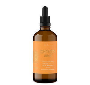 High Potency Cordyceps Tincture dual extract- Organic Fruiting body- 1:4 (100ml/3.4oz)