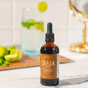 Chaga Mushroom Dual Extract|
Wild Chaga Tincture (250mg/ml)