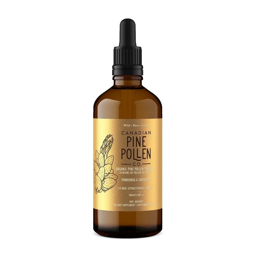 Certified Organic Potency Pine Pollen | 500mg Pine Pollen Per 2 ML of Extract