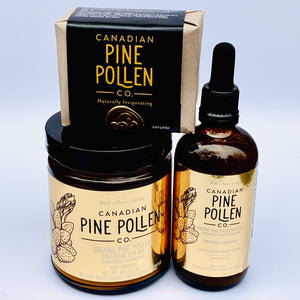 Pine pollen trio gold lable with pine pollen soap