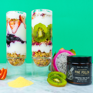 Wild Organic Pine Pollen Duo Pack 100g (3.6oz) = 70g Ponderosa + 30g Lodgepole