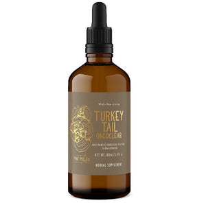 Wild Canadian Turkey Tail Tincture (250mg/ml) | 1:4 dual extract (3.38fl oz/100ml)