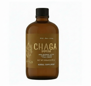 Chaga Mushroom Dual Extract|
Wild Chaga Tincture (250mg/ml)