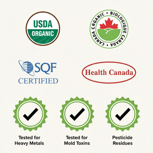 Certified Organic Potency Pine Pollen Duo| 250mg Pine Pollen Per 2 ML Tincture