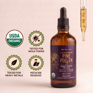 Wild Pine Pollen Tincture Duo - Certified Organic