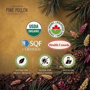 Certified Organic Pine Pollen Powder - Wildcrafted