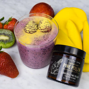 Wild Organic Pine Pollen Duo Pack 100g (3.6oz) = 70g Ponderosa + 30g Lodgepole