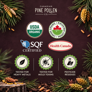 Wild Ponderosa Pine Pollen Tincture Certified Organic