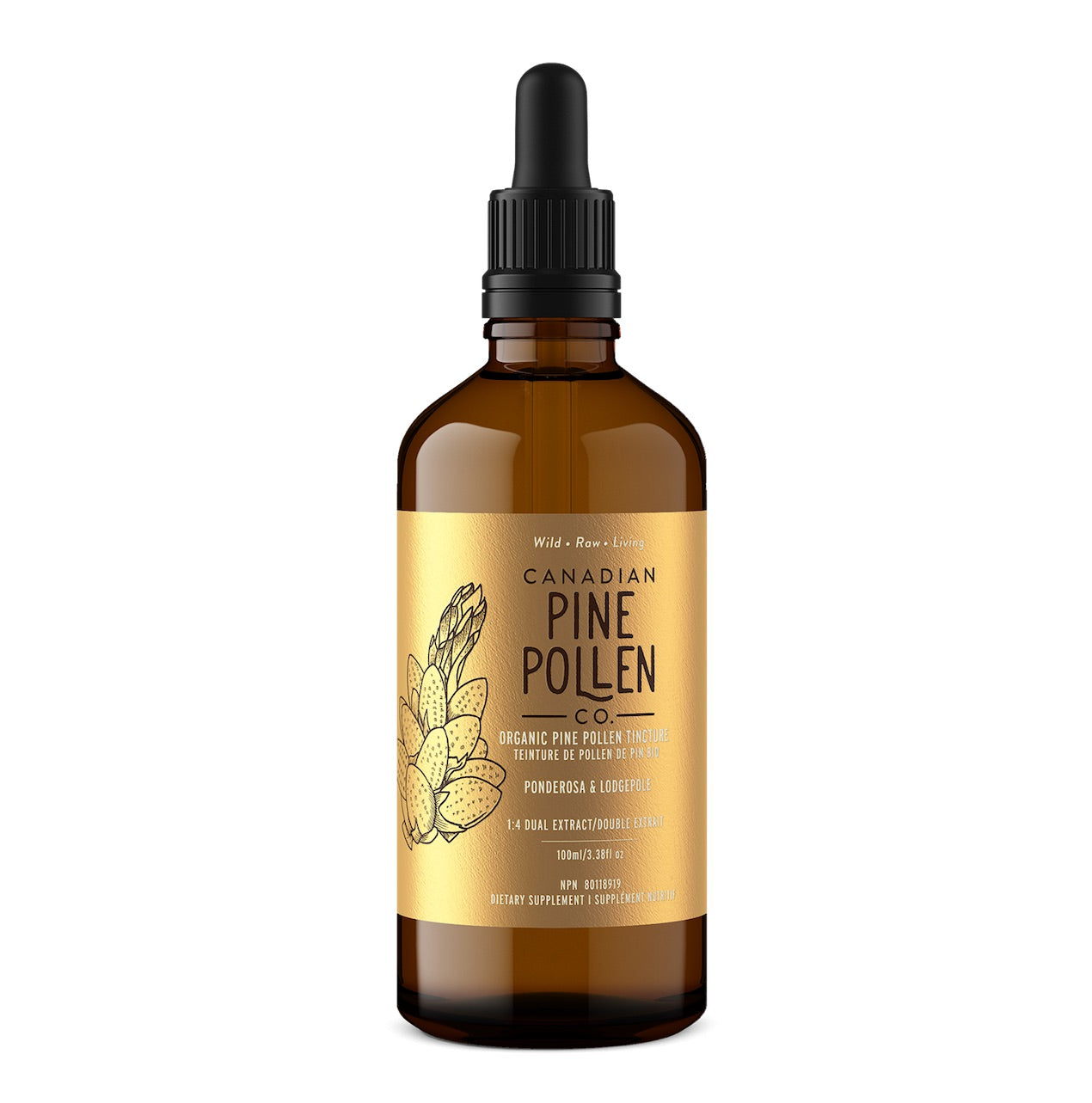 Gold Label Ponderosa lodgepole Pine Pollen Tincture