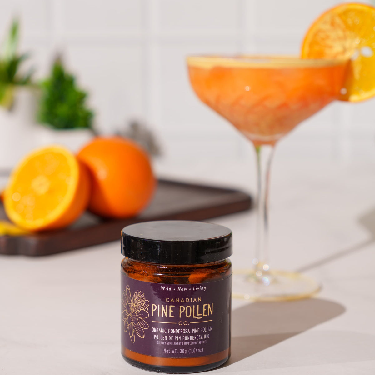 Wild Ponderosa Pine Pollen Powder -  Certified Organic (70g-2.5oz)