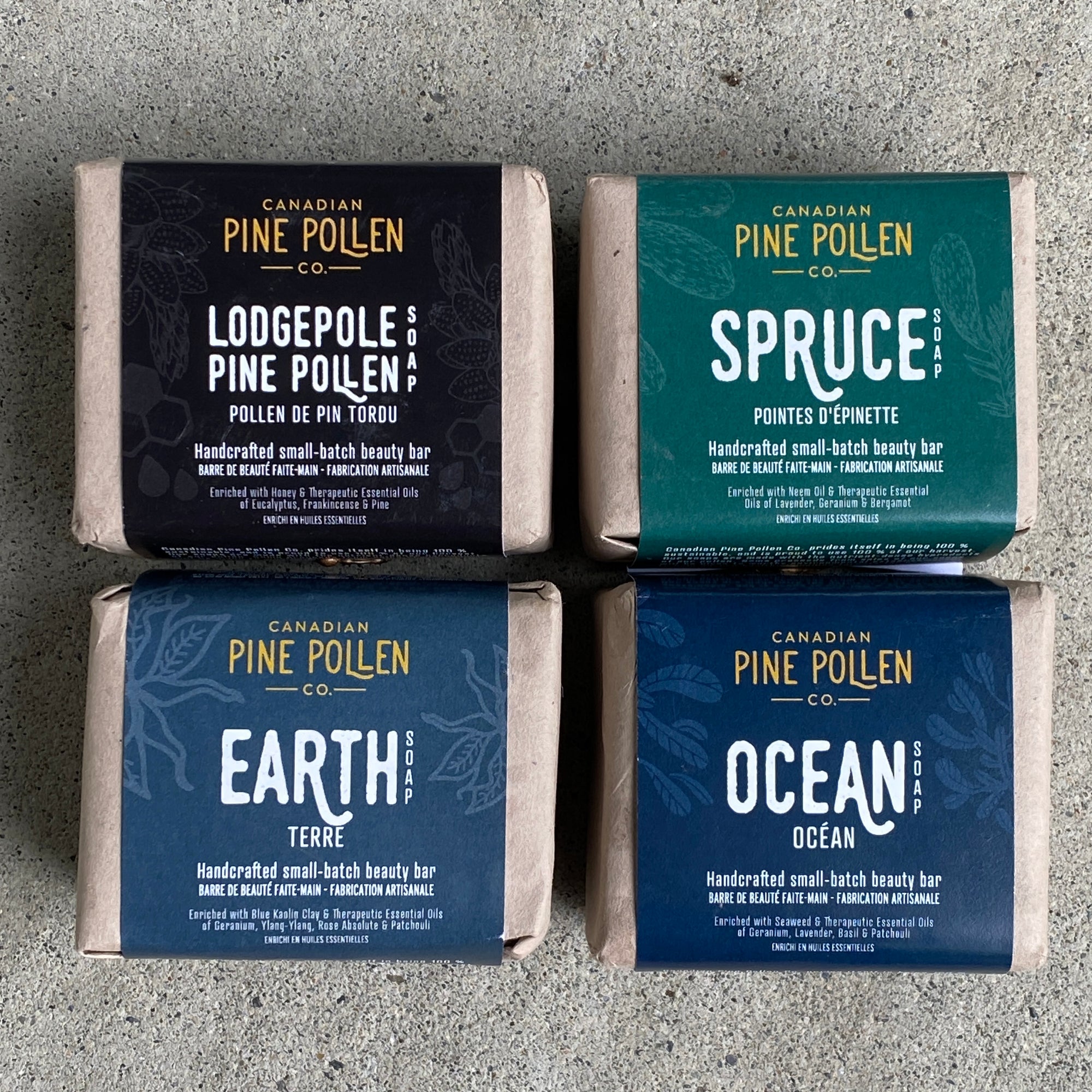 Soap Collection - PINE, SPRUCE, EARTH, OCEAN