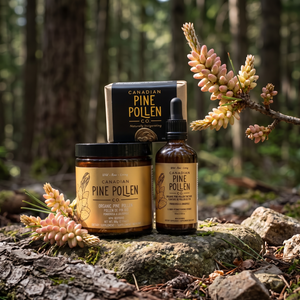 Original High Potency Trio: Gold Label Pine Pollen Tincture, Gold Label Pine Pollen Powder