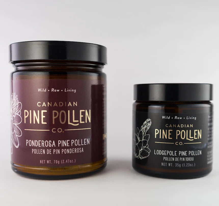 Organic pine pollen duo