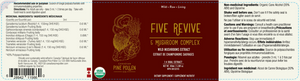 Five Mushroom Complex  |  Wild, Certified Organic dual extract- Fruiting body