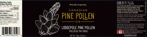 Poudre de pollen de pin tordu sauvage - Certifié biologique 30 g (1,0 oz) 