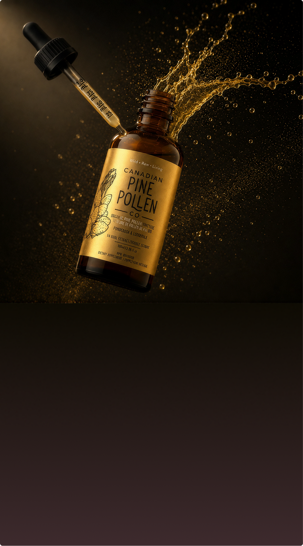 HOW TO USE PINE POLLEN Tincture